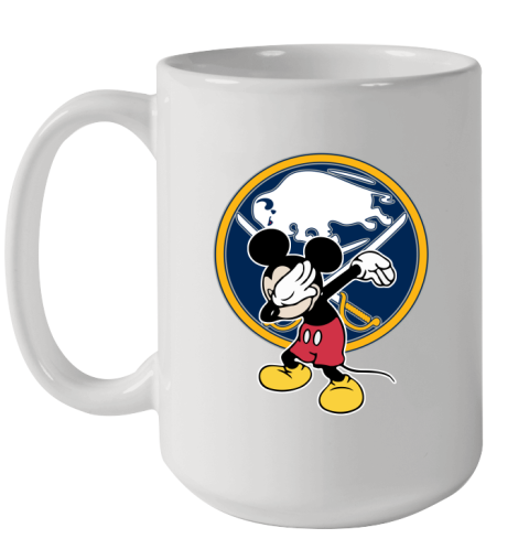 Buffalo Sabres NHL Hockey Dabbing Mickey Disney Sports Ceramic Mug 15oz