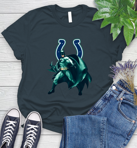 NFL Batman Football Sports Indianapolis Colts Women's T-Shirt 8