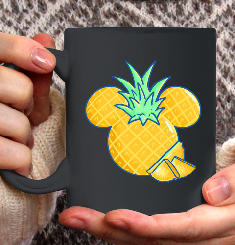 Disney Mickey Friends Mickey Pineapple Logo Ceramic Mug 11oz