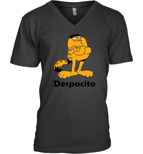 Despacito Garfield V-Neck T-Shirt