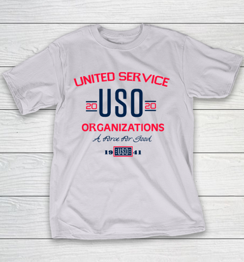 USO 2020 United Service Organizations Youth T-Shirt 3 USO 2020 United Service Organizations Youth T-Shirt - Image 3