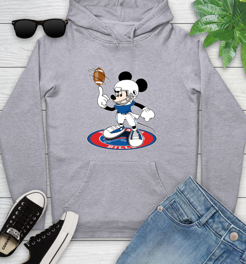 NFL Football Buffalo Bills Cheerful Mickey Disney Shirt Youth Hoodie 6