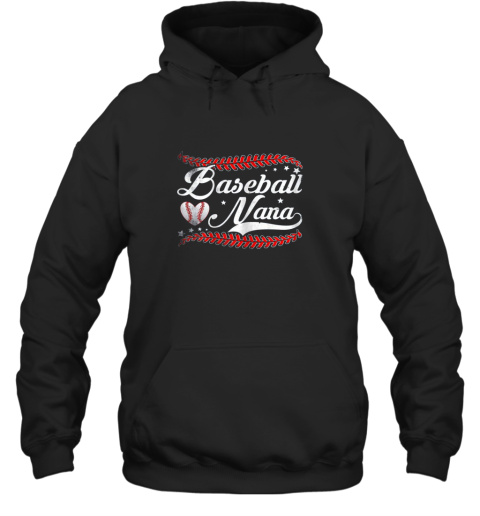 Baseball Nana Shirt Baseball Grandma Gift Shirt Mothers Day Hoodie