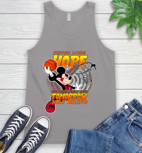 Portland Trail Blazers NBA Basketball Mickey Disney Never Lose Hope Tank Top 3