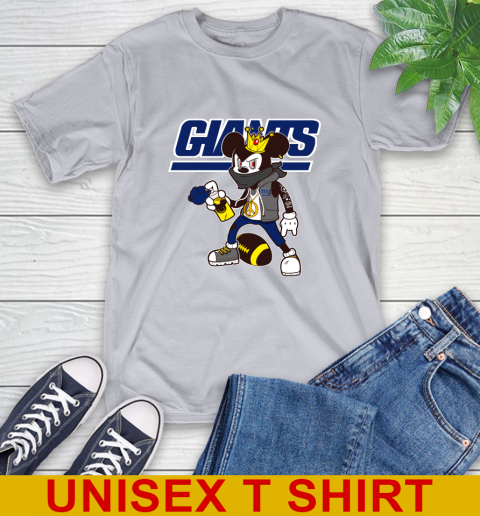 New York Giants NFL Football Mickey Peace Sign Sports T-Shirt 6