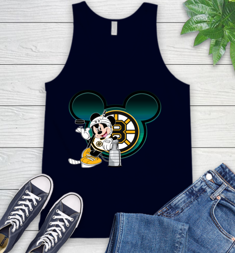 NHL Boston Bruins Stanley Cup Mickey Mouse Disney Hockey T Shirt Tank Top 3
