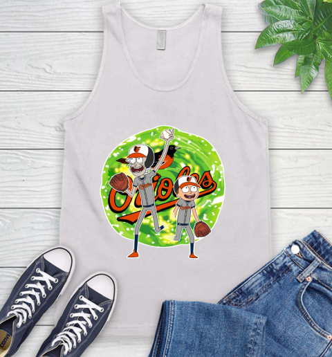 MLB Baltimore Orioles Rick And Morty Baseball Sports Tank Top