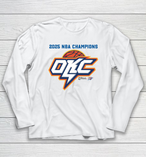 Thunder NBA Championships 2025 Long Sleeve T-Shirt