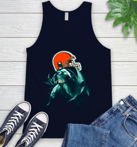 NFL Batman Football Sports Cleveland Browns Tank Top 3