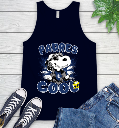 MLB Baseball San Diego Padres Cool Snoopy Shirt Tank Top 2