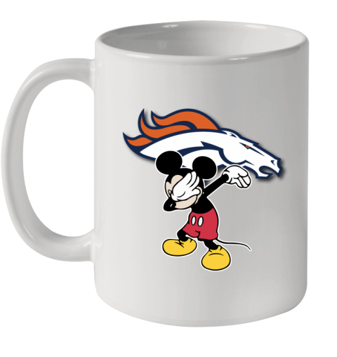 Denver Broncos NFL Football Dabbing Mickey Disney Sports Ceramic Mug 11oz