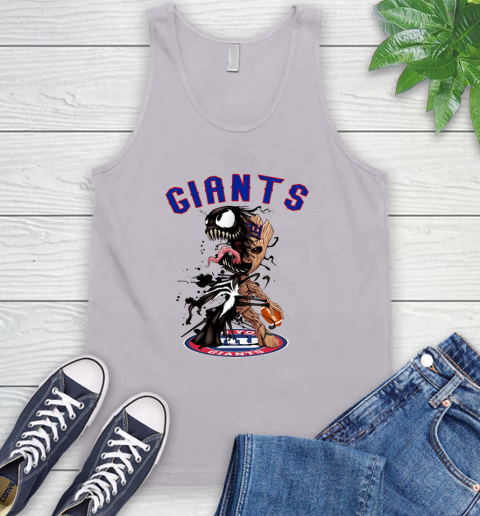 NFL New York Giants Football Venom Groot Guardians Of The Galaxy Tank Top 4