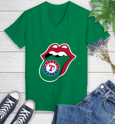 Texas Rangers MLB Baseball Lips I Root For My Team Adoring Fan 81