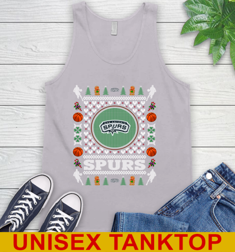 San Antonio Spurs Merry Christmas NBA Basketball Loyal Fan Tank Top 3