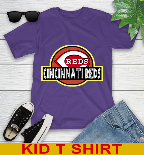 MLB Cincinnati Reds Jurassic Park Dinosaur Movie Baseball Sports 104