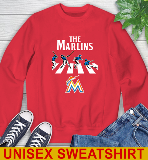 MLB Baseball Miami Marlins The Beatles Rock Band Shirt Sweatshirt 12