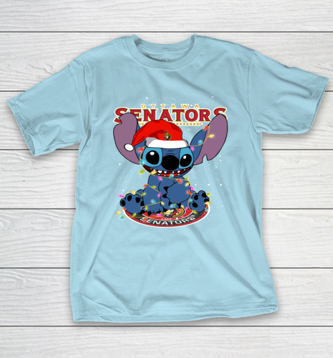 Ottawa Senators NHL Hockey noel stitch Christmas T-Shirt 10