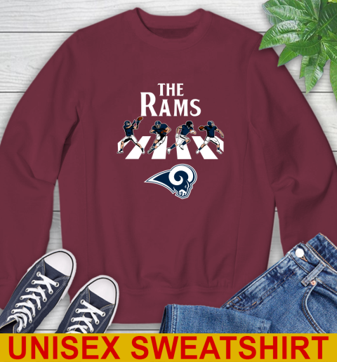 NFL Football Los Angeles Rams The Beatles Rock Band Shirt Sweatshirt 6