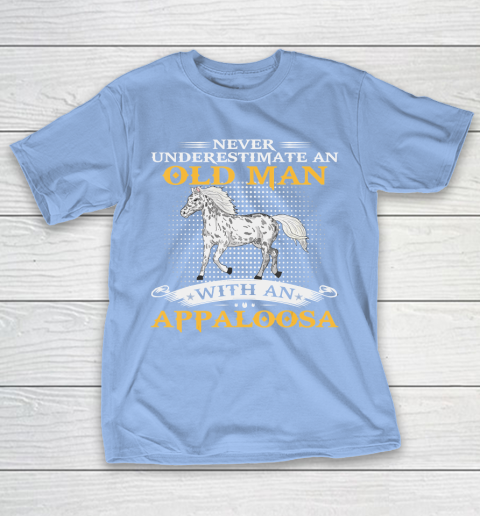 Father gift shirt Mens Never Underestimate An Old Man With An Appaloosa Horse Funny T Shirt T-Shirt 10
