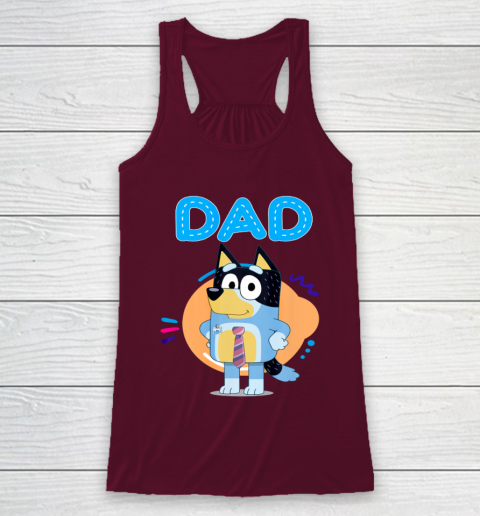 Bluey Dad Lover Forever Father's Day Racerback Tank 3