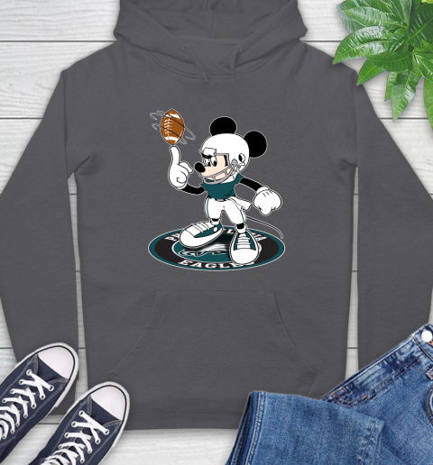 NFL Football Philadelphia Eagles Cheerful Mickey Disney Shirt Hoodie 7