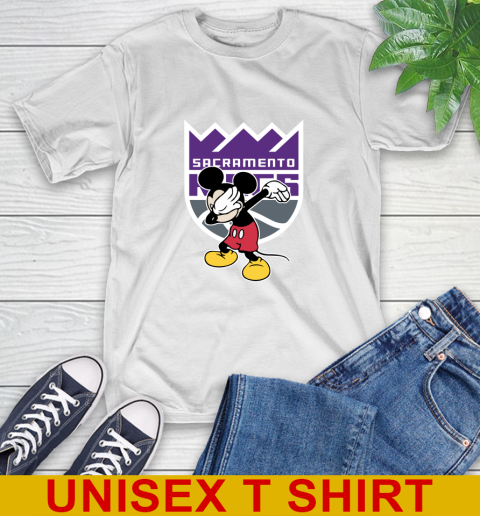 Sacramento Kings NBA Basketball Dabbing Mickey Disney Sports T-Shirt