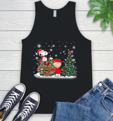 NFL Tampa Bay Buccaneers Snoopy Charlie Brown Christmas Football Super Bowl Sports Tank Top