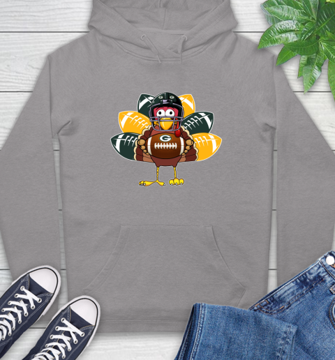 Green Bay Packers Turkey Thanksgiving Day Hoodie 6