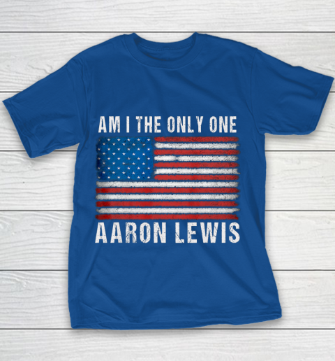 Am I The Only One Aaron Lewis Flag USA Youth T-Shirt 6