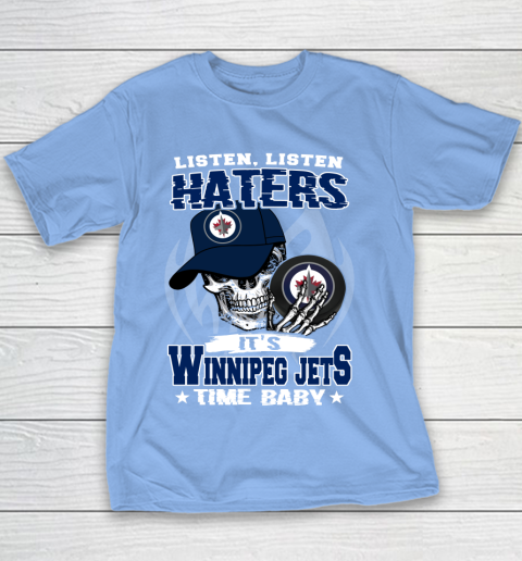 Listen Haters It is JETS Time Baby NHL Youth T-Shirt 8