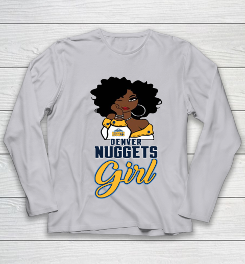 Denver Nuggets Girl NBA Youth Long Sleeve 5
