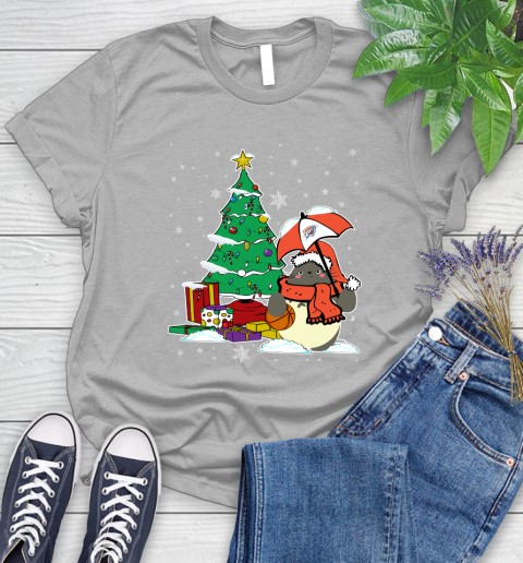 Oklahoma City Thunder NBA Basketball Cute Tonari No Totoro Christmas Sports Women's T-Shirt 5
