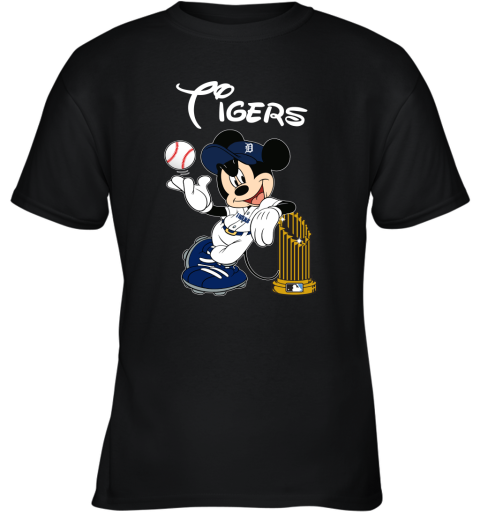 Detroit Tigers Mickey Taking The Trophy MLB 2019 Youth T-Shirt