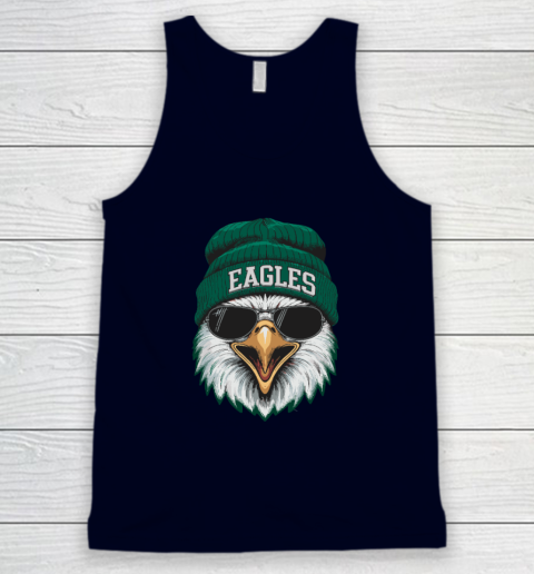 Cool Face Eagles With Sunglasses Vintage Funny Tank Top 2