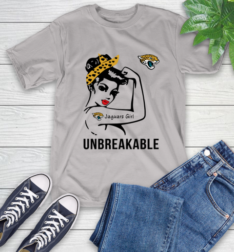 NFL Jacksonville Jaguars Girl Unbreakable Football Sports T-Shirt 12