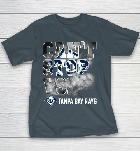 MLB Tampa Bay Rays Baseball Can't Stop Vs Rays Youth T-Shirt 5