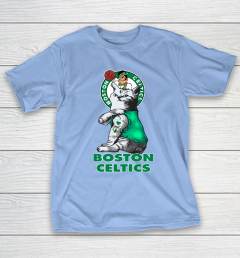 NBA Basketball My Cat Loves Boston Celtics T-Shirt 10