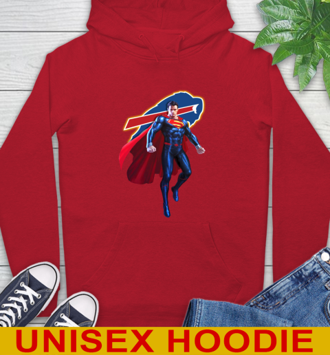 NFL Superman DC Sports Football Buffalo Bills Hoodie 10