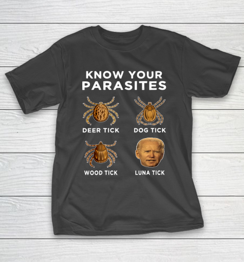 Know Your Parasites Funny Anti Joe Biden T-Shirt