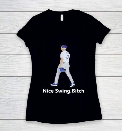 Nice Swing Bitch Joe Kelly Women's V-Neck T-Shirt
