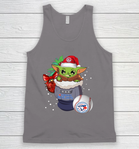 Toronto Blue Jays Christmas Baby Yoda Star Wars Funny Happy MLB Tank Top 7