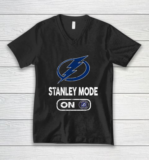Tampa Bay Lightning Stanley Mode On V-Neck T-Shirt