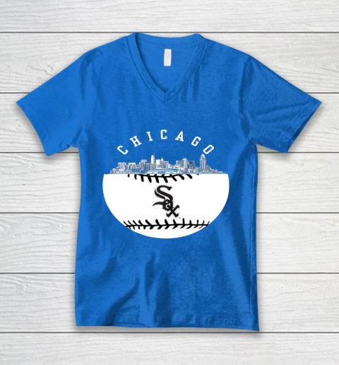 Chicago White Sox Baseball Vintage V-Neck T-Shirt