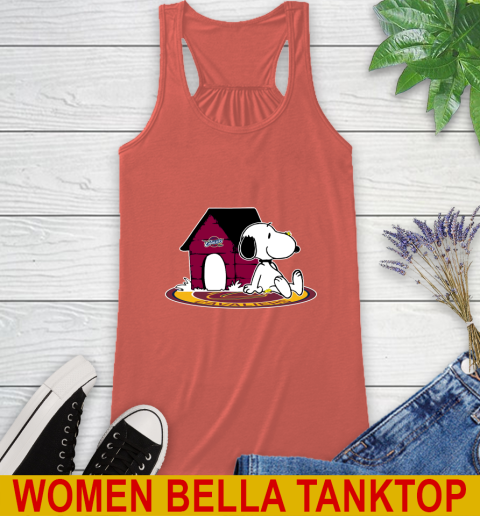 NBA Basketball Cleveland Cavaliers Snoopy The Peanuts Movie Shirt Racerback Tank 4