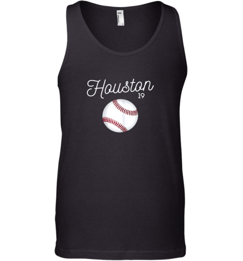 Houston Baseball Shirt Astro Number 19 and Giant Ball Tank Top