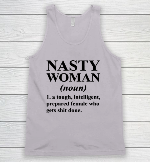 Nasty Woman Noun black Tank Top 2