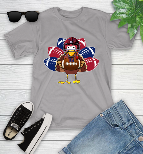 New York Giants Turkey Thanksgiving Day Youth T-Shirt 4