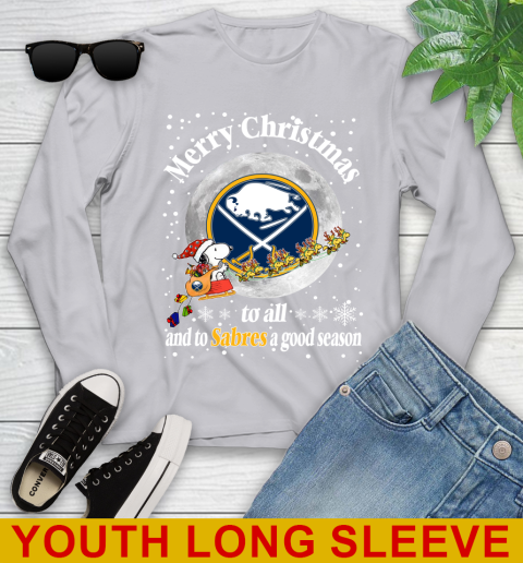 Buffalo Sabres Merry Christmas To All And To Sabres A Good Season NHL Hockey Sports Youth Long Sleeve 5