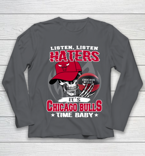 Listen Haters It is BULLS Time Baby NBA Youth Long Sleeve 6