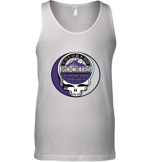 Colorado Rockies The Grateful Dead Baseball MLB Mashup Tank Top